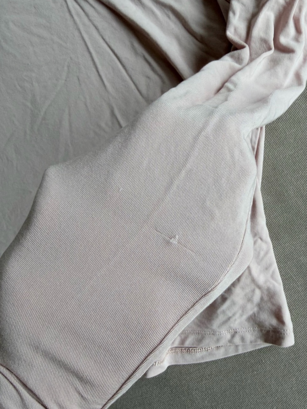 Babaton Soft Pink Long Sleeve Crewneck Top as is - Picture 4 of 5